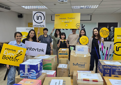 Supporting flood victims in Thailand